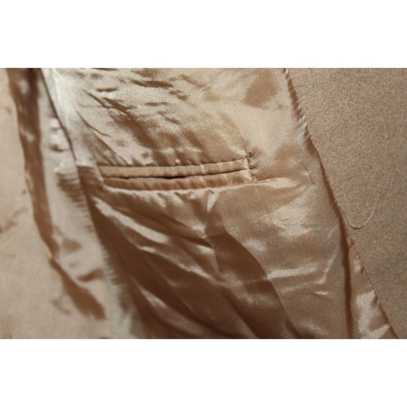 Brooks Brothers Camel Hair Boyfriend Blazer Jacket Italian Tan Women's 8 H14486 - Picture 11 of 12